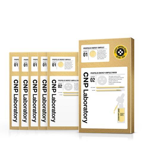 [CNP Laboratory] 2-Step Propolis Energy Active Ampule Mask (5 Sheets) 5ea