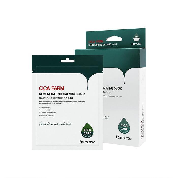 [Farmstay] Cica Farm Regenerating Calming Mask 25ml*10pcs 25ml x 10pc