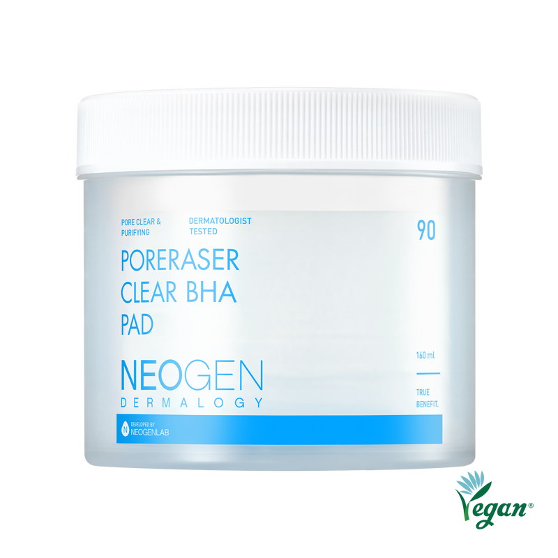 [NeoGen] DERMALOGY PORERASER CLEAR BHA PAD 160ML (90 PADS) 90 pads