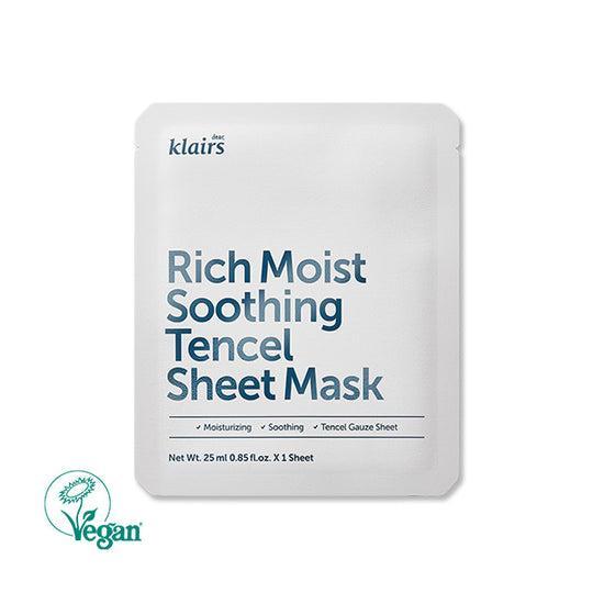 [Klairs] Rich Moist Soothing Tencel Sheet Mask 25ml x 10ea 25ml x 10ea