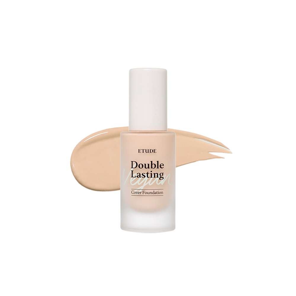 [Etudehouse] Double Lasting Vegan Cover Foundation 30g -No.23N1 Sand Sand