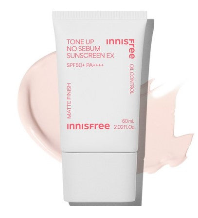 [Innisfree] Tone Up No Sebum Sunscreen SPF50+ PA++++ 60ml 50ml