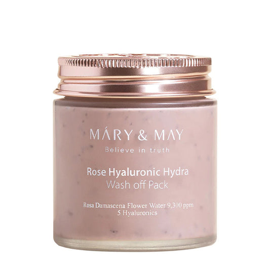 [MARY&MAY] Rose Hyaluronic Hydra Wash Off Pack 125g 125g