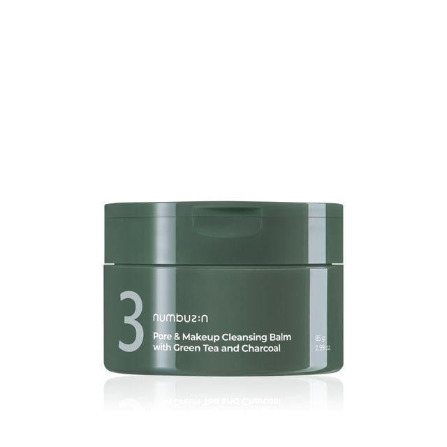 [Numbuzin] No.3 Pore & Makeup Cleansing Balm With Green Tea And Charcoal 85g 85g