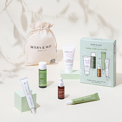 [Mary&May] Soothing Trouble Care Travel Kit (5pcs) 5pcs