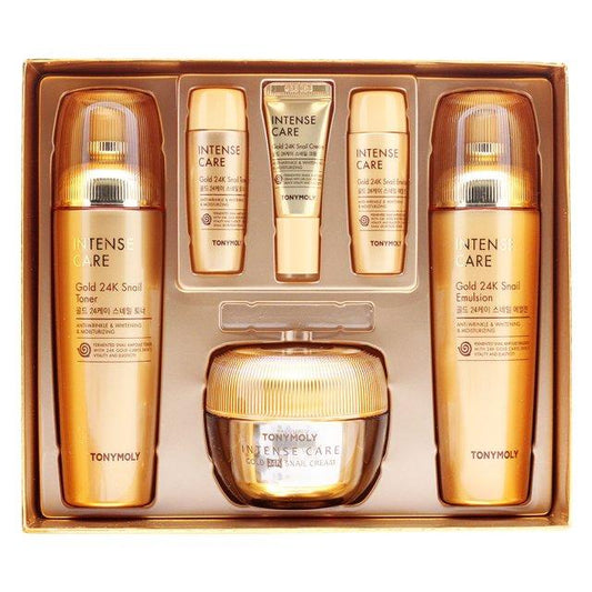 [TONYMOLY] Intense Care Gold 24K Snail Skincare Set of 3 set