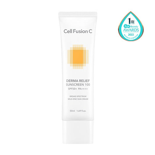 [CellFusionC] Derma Relief Sunscreen 100 SPF50+/PA++++ 50ml