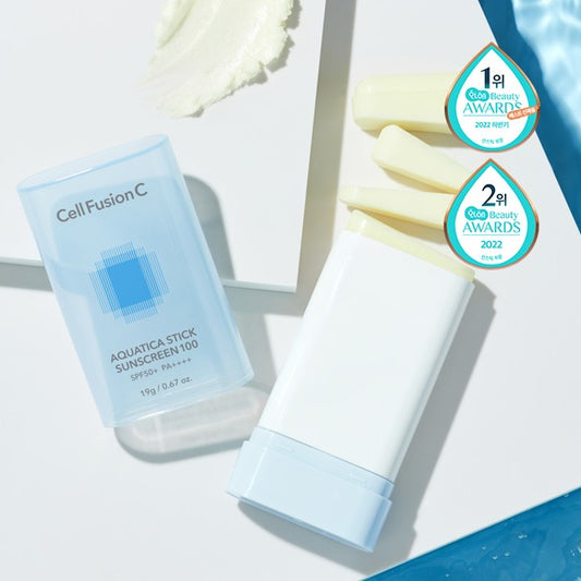 [CellFusionC] Aquatica Stick Sunscreen 100 SPF50+/PA++++ 19g